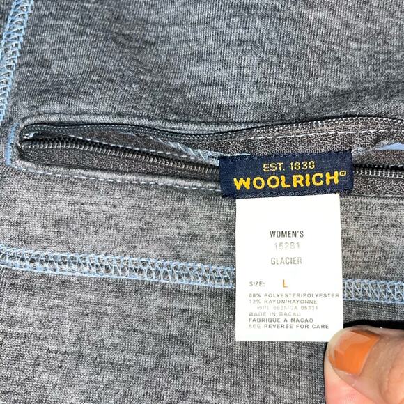 Woolrich Trailhead Fleece Reversible Vest Women’s Size Large In Glacier - Picture 7 of 8